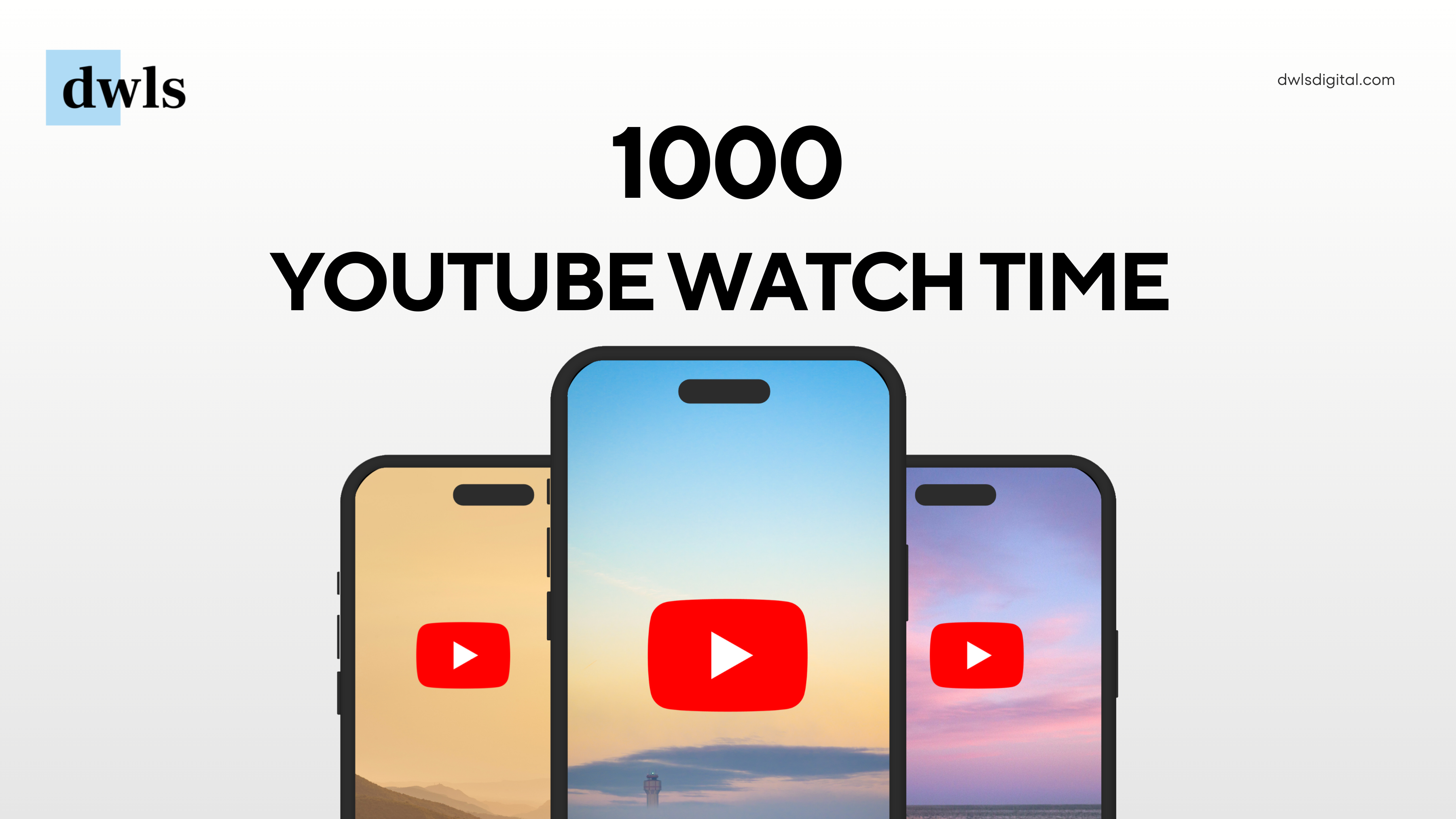 YouTube Watch Time 1000 Hours – Gradual & Safe Delivery